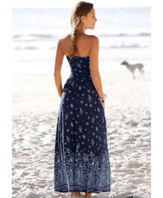 Women's Bandeau Maxi Dress