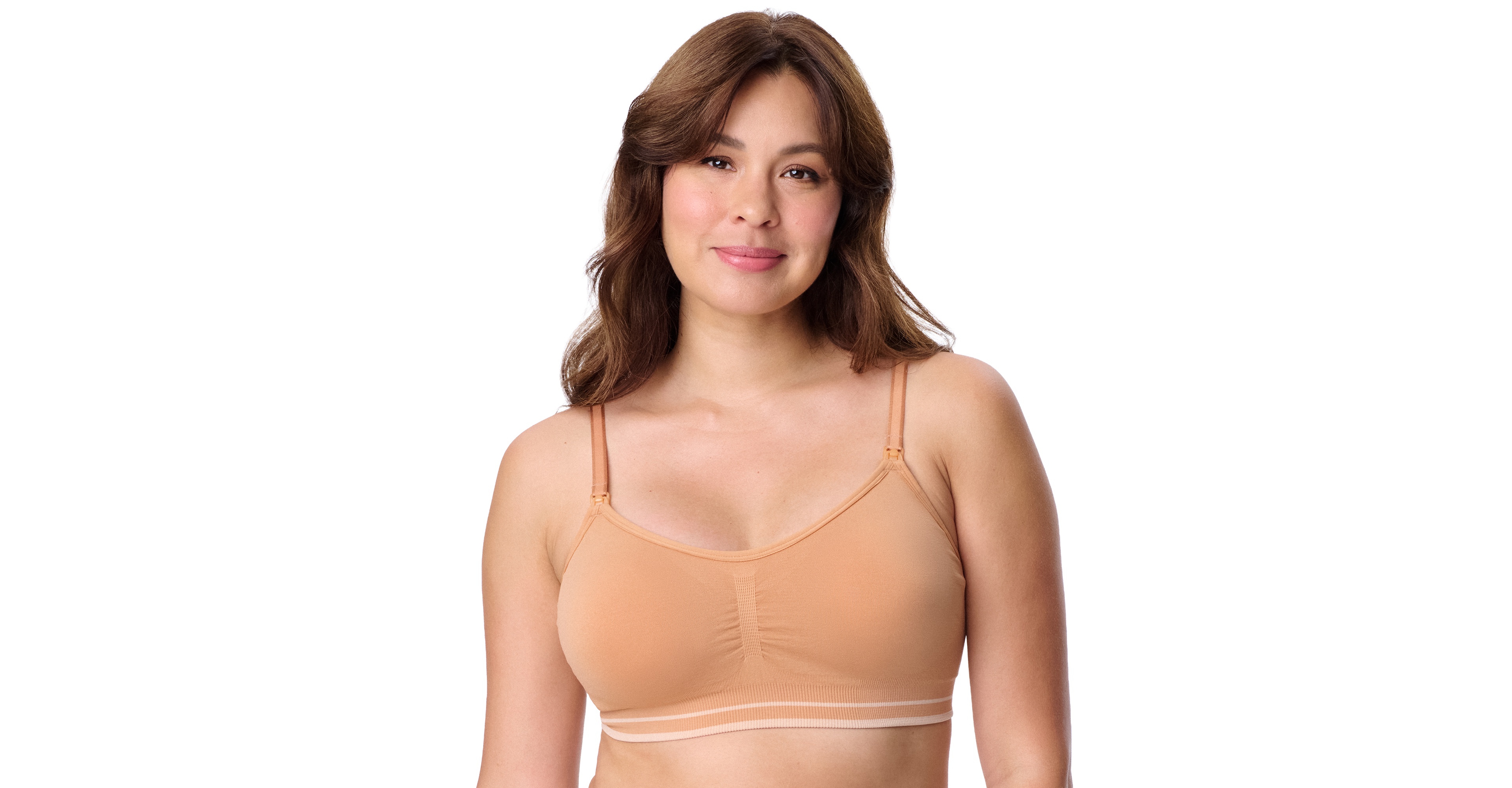 Motherhood Women's Maternity Seamless Nursing and Hands-Free Pumping Bra