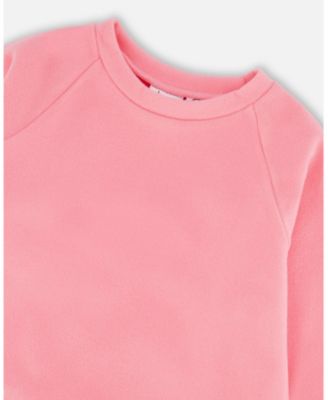 Girl Super Soft Tunic Tee with Embroidered Pockets Light Pink - Toddler|Child
