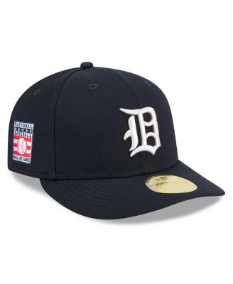 New Era - Men's Navy Detroit Tigers Baseball Hall of Fame 59FIFTY Low Profile Fitted Hat