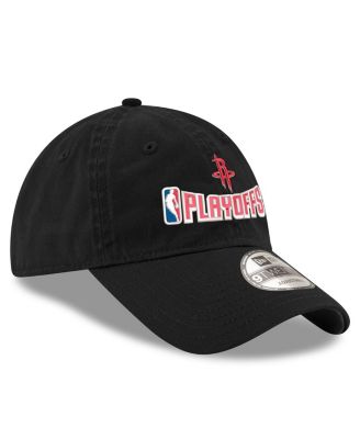 Men's Black Houston Rockets 2025 NBA Playoffs 9TWENTY Adjustable Hat
