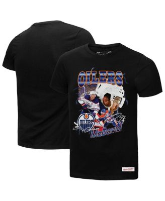 Mitchell & Ness - Men's Connor McDavid Black Edmonton Oilers 2.0 Player Graphic T-Shirt