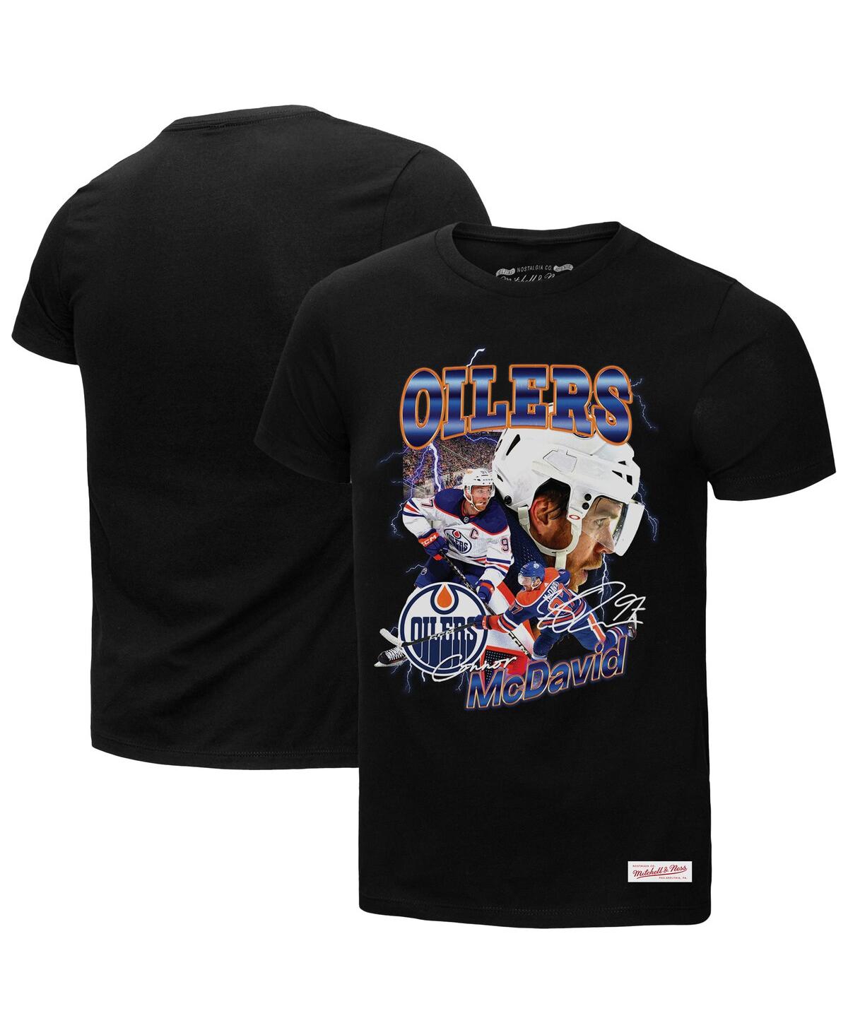 Men's Connor McDavid Black Edmonton Oilers 2.0 Player Graphic T-Shirt - Black