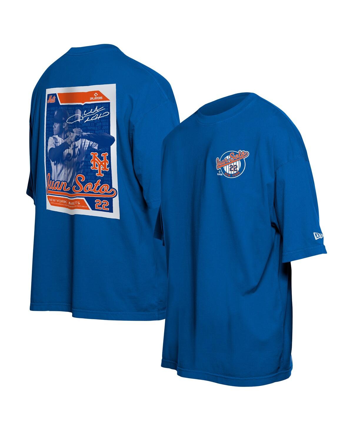 Men's Juan Soto Blue New York Mets Card Player T-Shirt - Blue