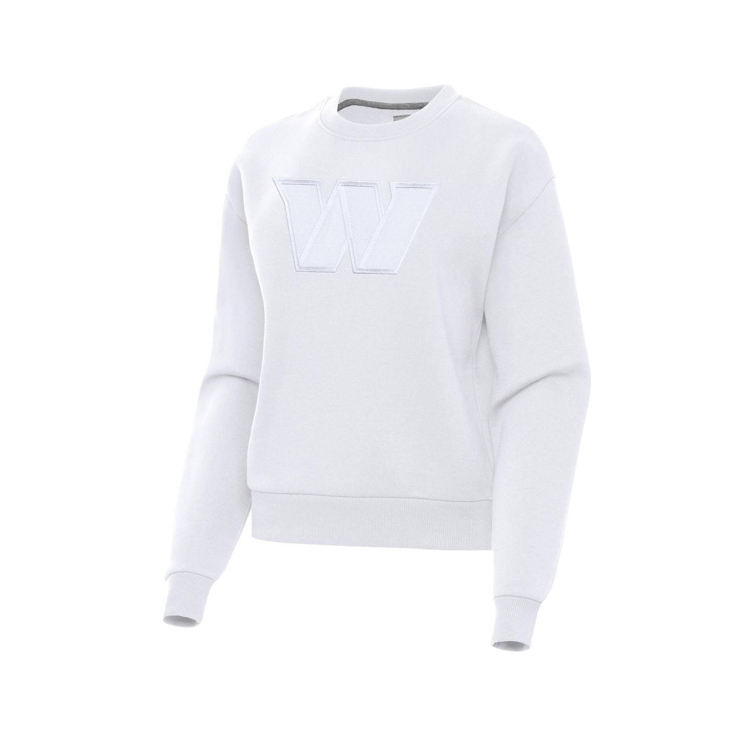 Women's White Washington Commanders Victory Pullover Sweatshirt