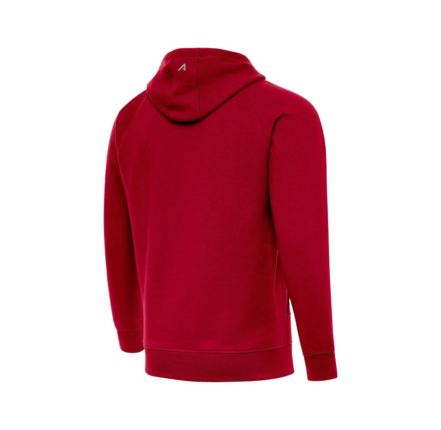 Men's Scarlet San Francisco 49ers Brushed Carbon Victory Pullover Hoodie
