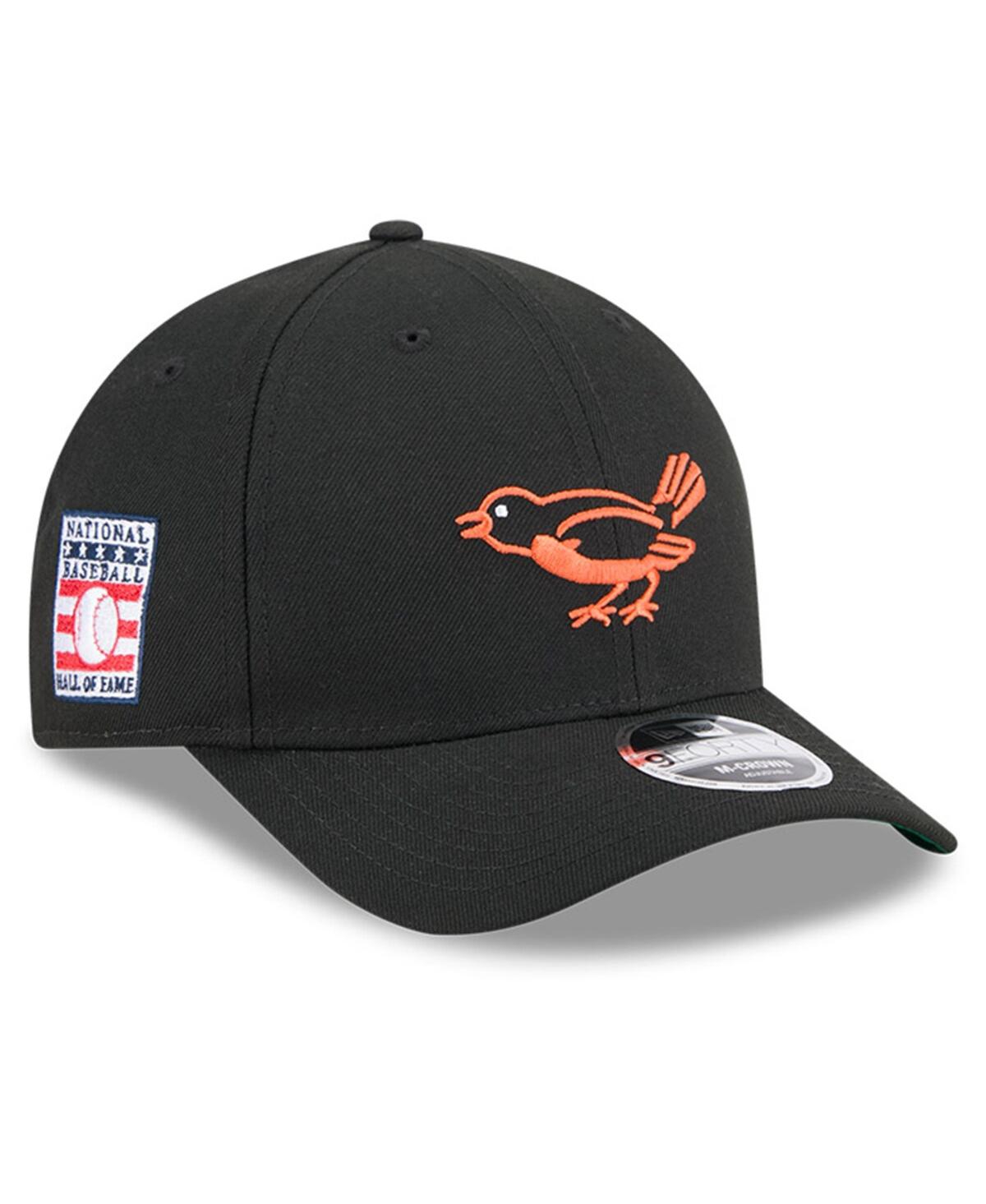 Men's Black Baltimore Orioles Baseball Hall of Fame 9FORTY M-Crown Adjustable Hat - Black