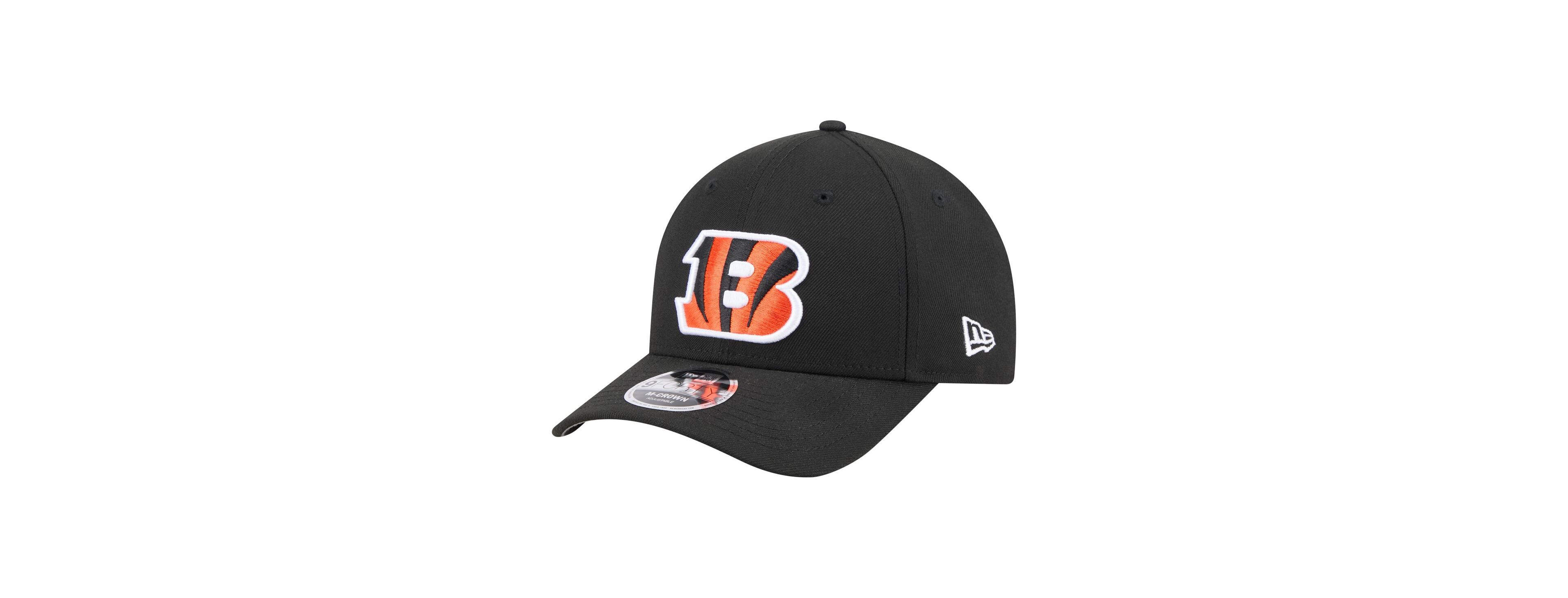 New Era Men's Black Cincinnati Bengals Team Collection 9FORTY M-Crown Adjustable Hat