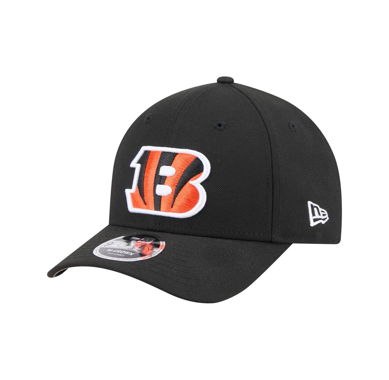 Men's Black Cincinnati Bengals Team Collection 9FORTY M-Crown Adjustable Hat