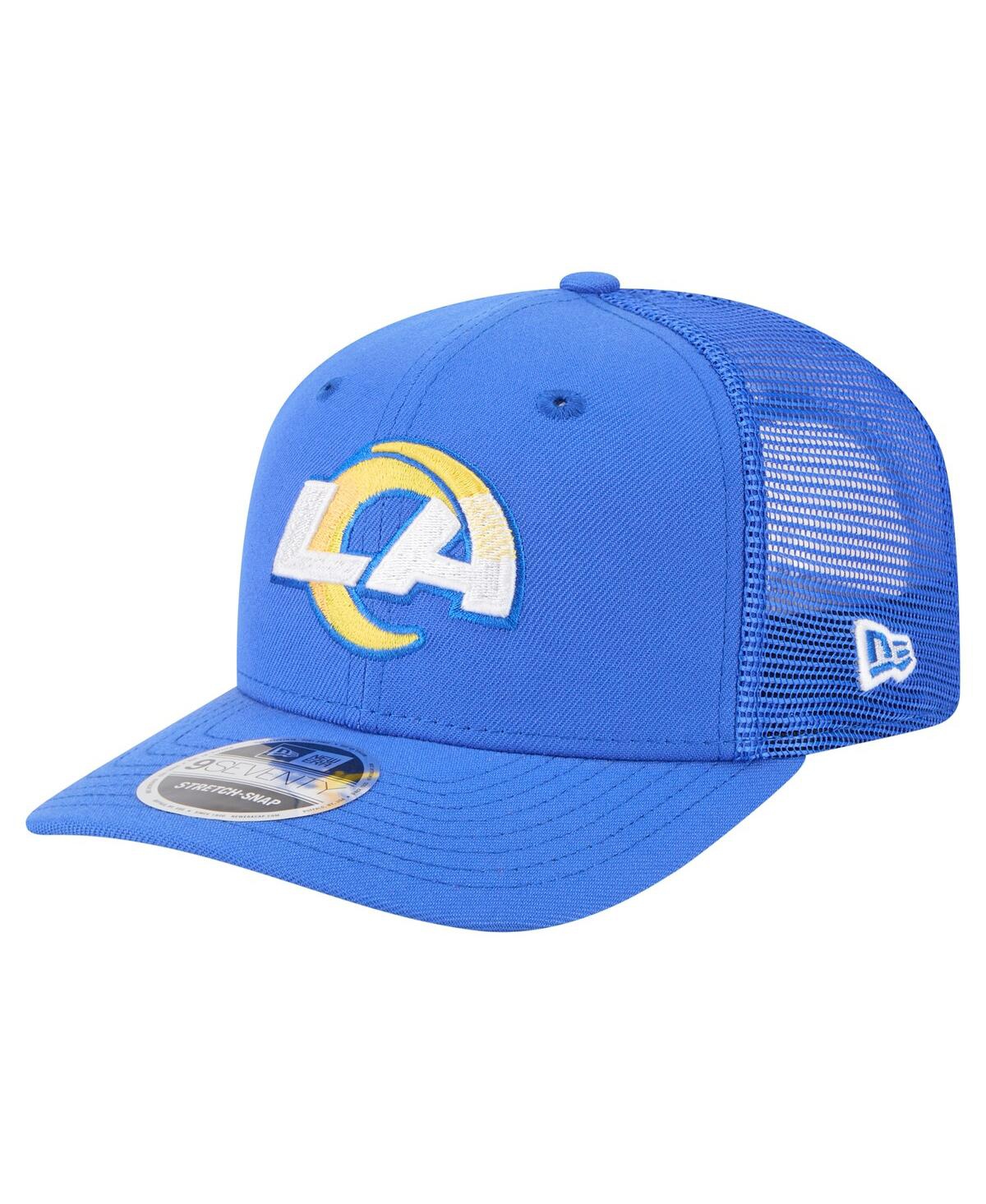 Men's Royal Los Angeles Rams Team Collection 9SEVENTY Stretch-Snap Adjustable Hat - Royal