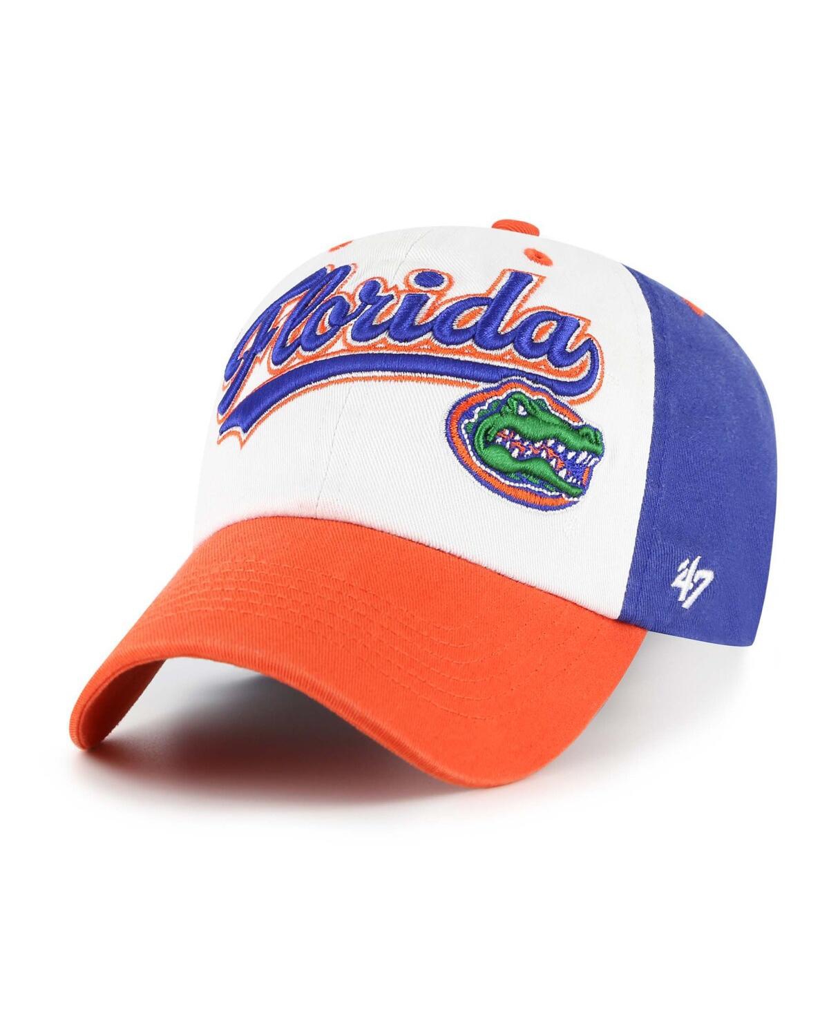 '47 Brand Big Boys and Girls White Florida Gators Scooter Clean Up Adjustable Hat