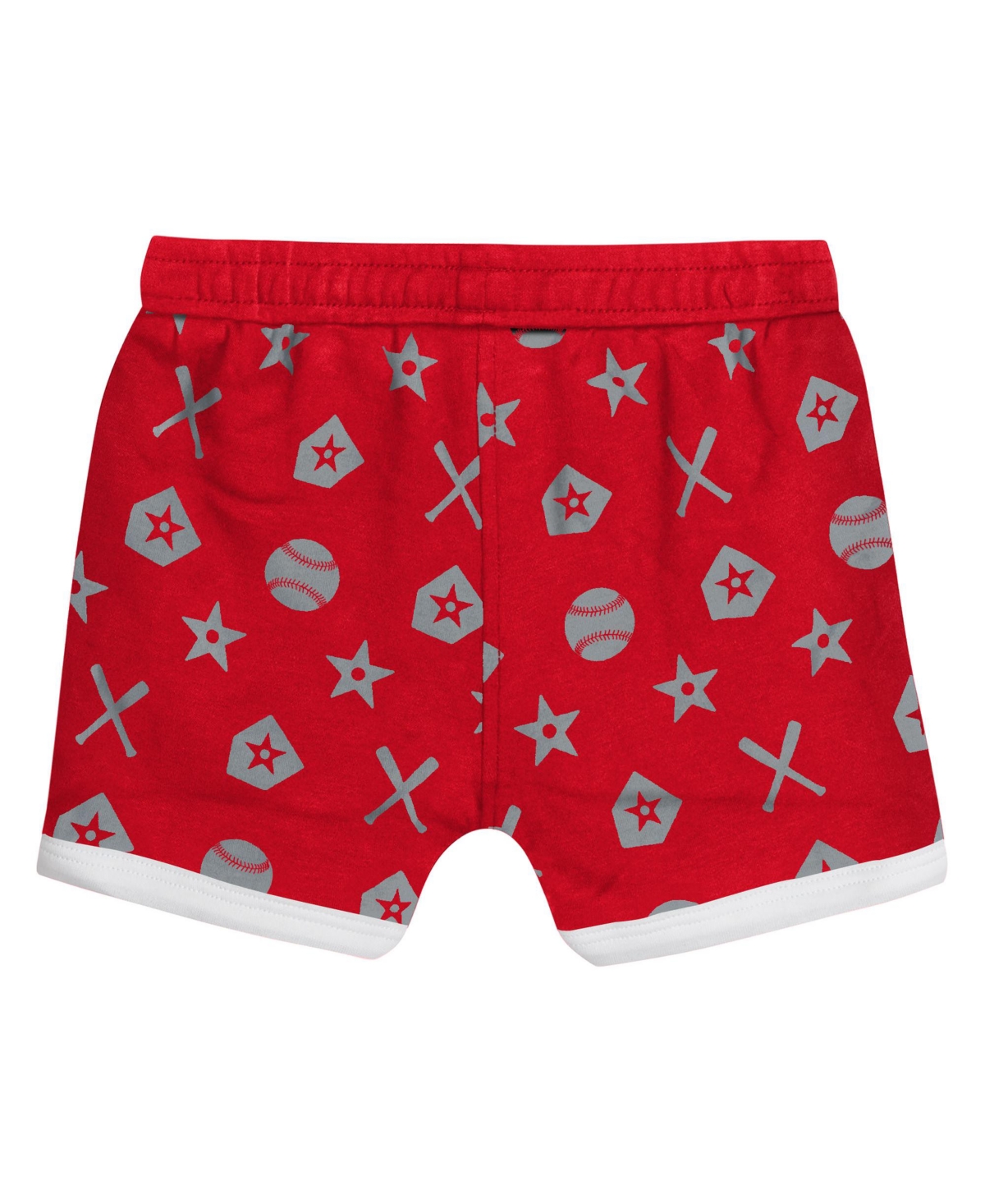 Outerstuff Baby Boys And Girls 2-piece Navy Detroit Tigers On Deck Diaper Cover Set In Red