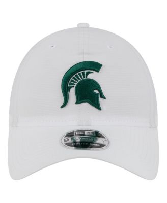 Men's White Michigan State Spartans Active Ripstop 9TWENTY Adjustable Hat
