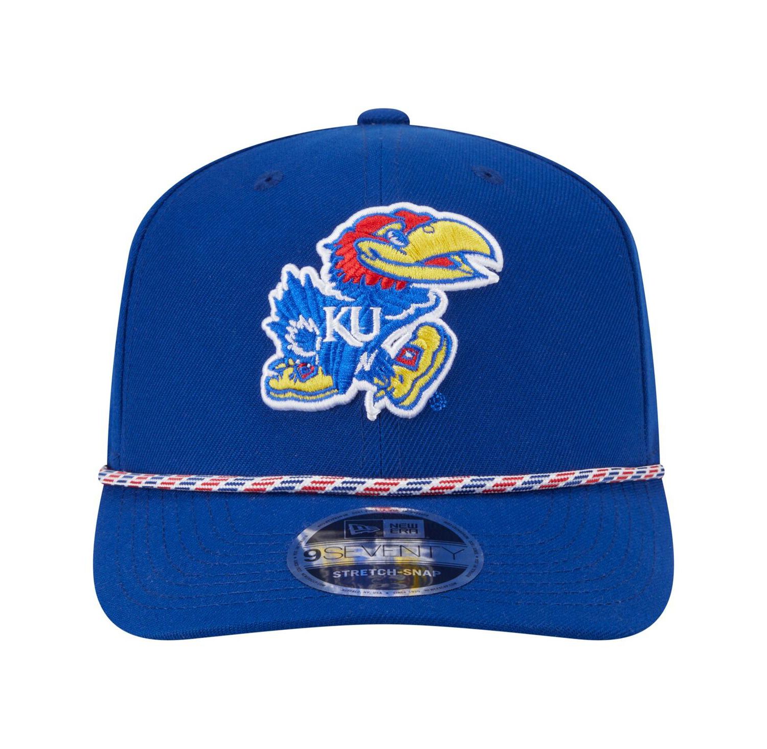 Men's Royal Kansas Jayhawks Game Day Multi-Rope 9SEVENTY Stretch-Snap Hat
