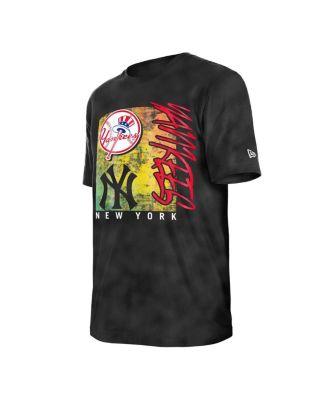 Women's Black New York Yankees Sport Classics Enzyme Wash Oversized T-Shirt