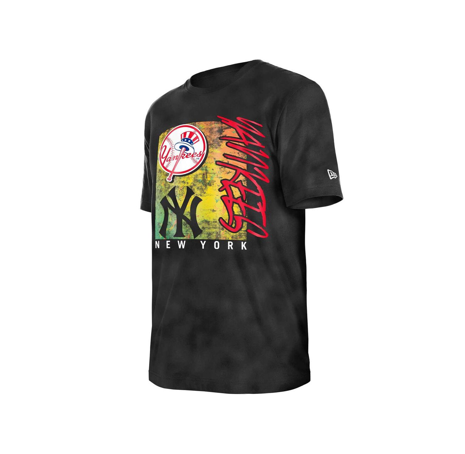 Women's Black New York Yankees Sport Classics Enzyme Wash Oversized T-Shirt
