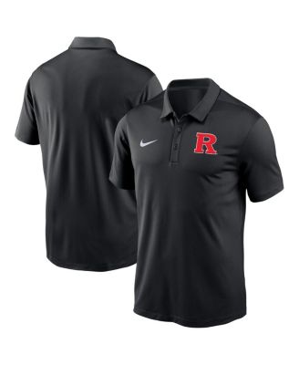 Nike - Men's Black Rutgers Scarlet Knights Performance Victory Solid Polo