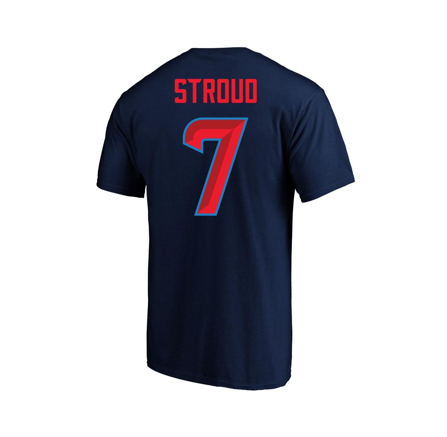 Men's C.J. Stroud Navy Houston Texans Big & Tall Player Name & Number T-Shirt