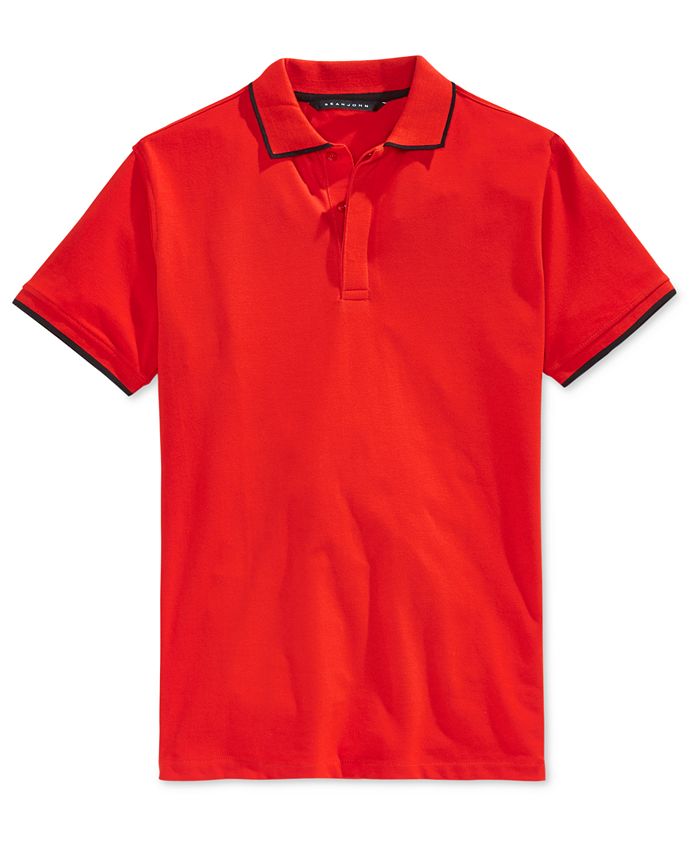 Sean John Men's Solid Core Polo, Created for Macy's Macy's