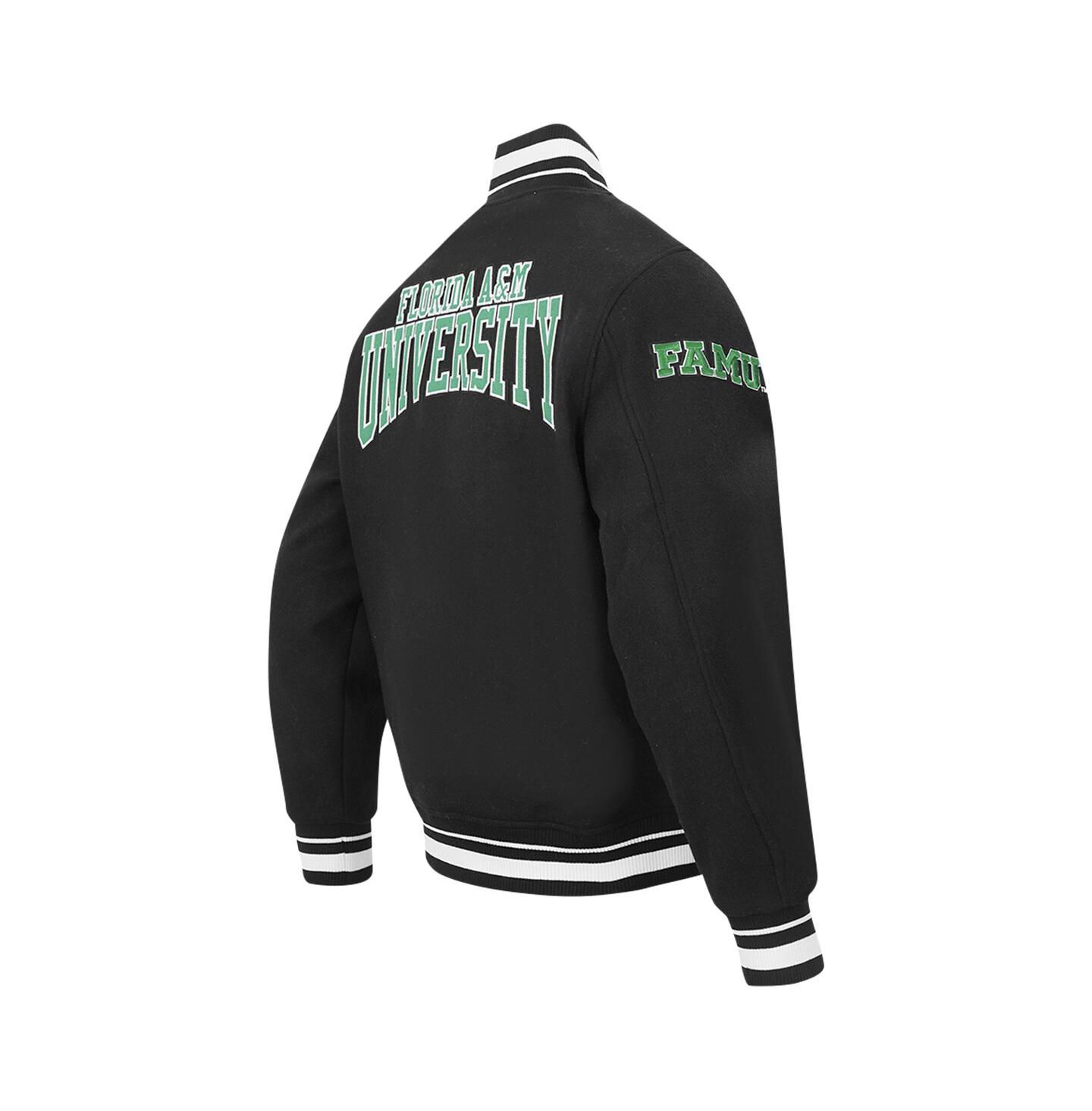 Мужская куртка Pro Standard Black Florida A & M Rattlers Crest Wool Full-Zip — фото 5