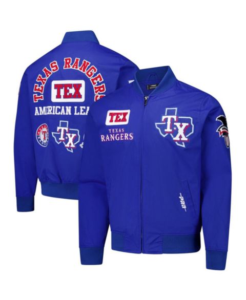 Мужская куртка Pro Standard Royal Texas Rangers Area Code Twill Full-Zip