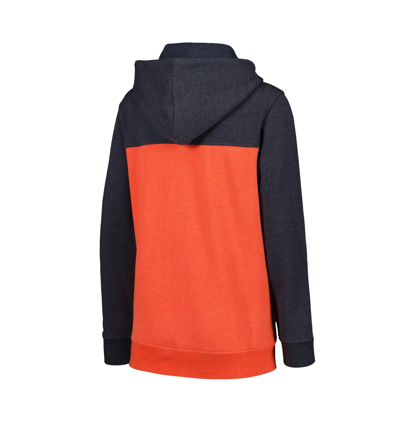 Женская куртка New Era Navy Houston Astros Color Block Full-Zip Hoodie Jacket — фото 2