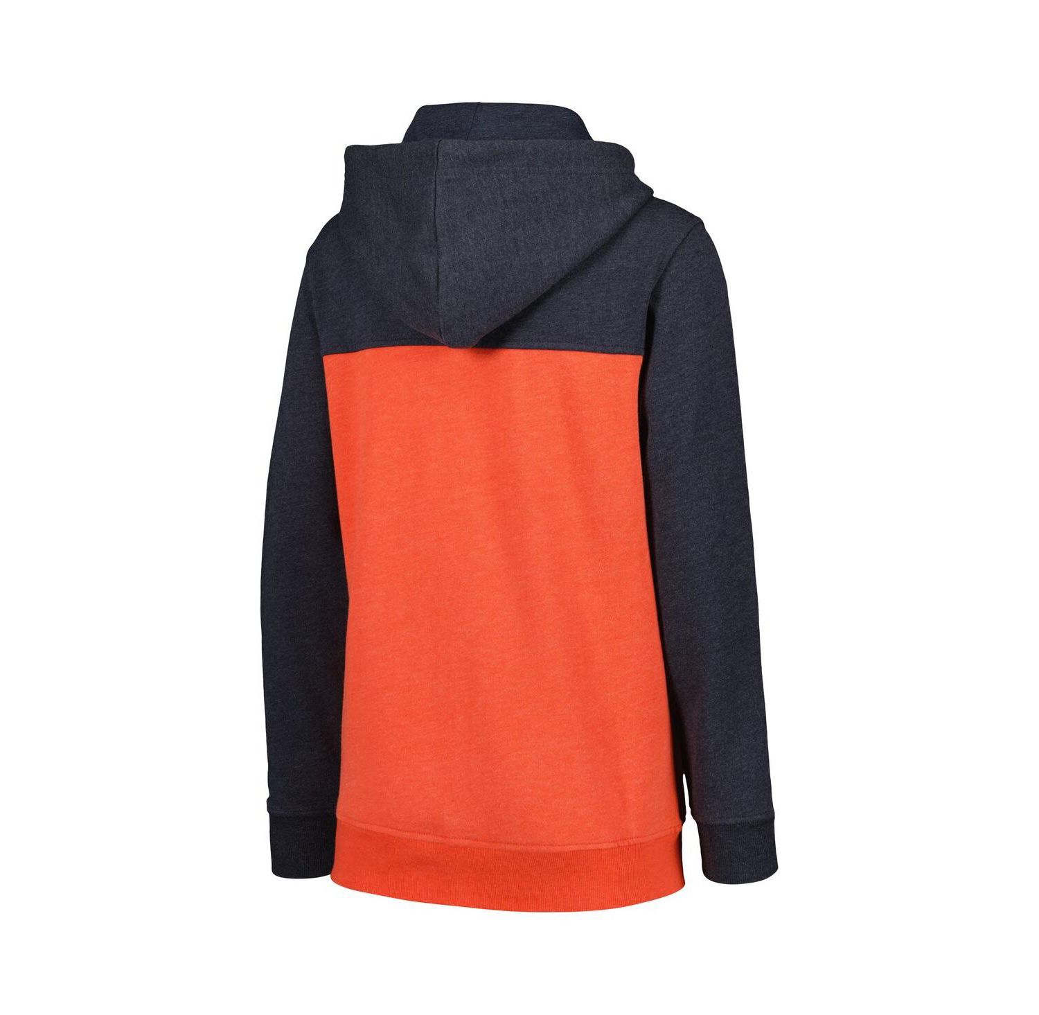 Women's Navy Houston Astros Color Block Full-Zip Hoodie Jacket