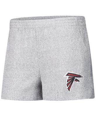 Women's 2-Piece Gray Atlanta Falcons Juniper Long Sleeve Hoodie Top and Shorts Sleep Set