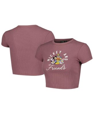 Mad Engine - Engine Men's and Women's Maroon Mickey Friends T-Shirt