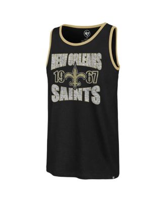 Men's Black New Orleans Saints Upload Franklin Tank Top