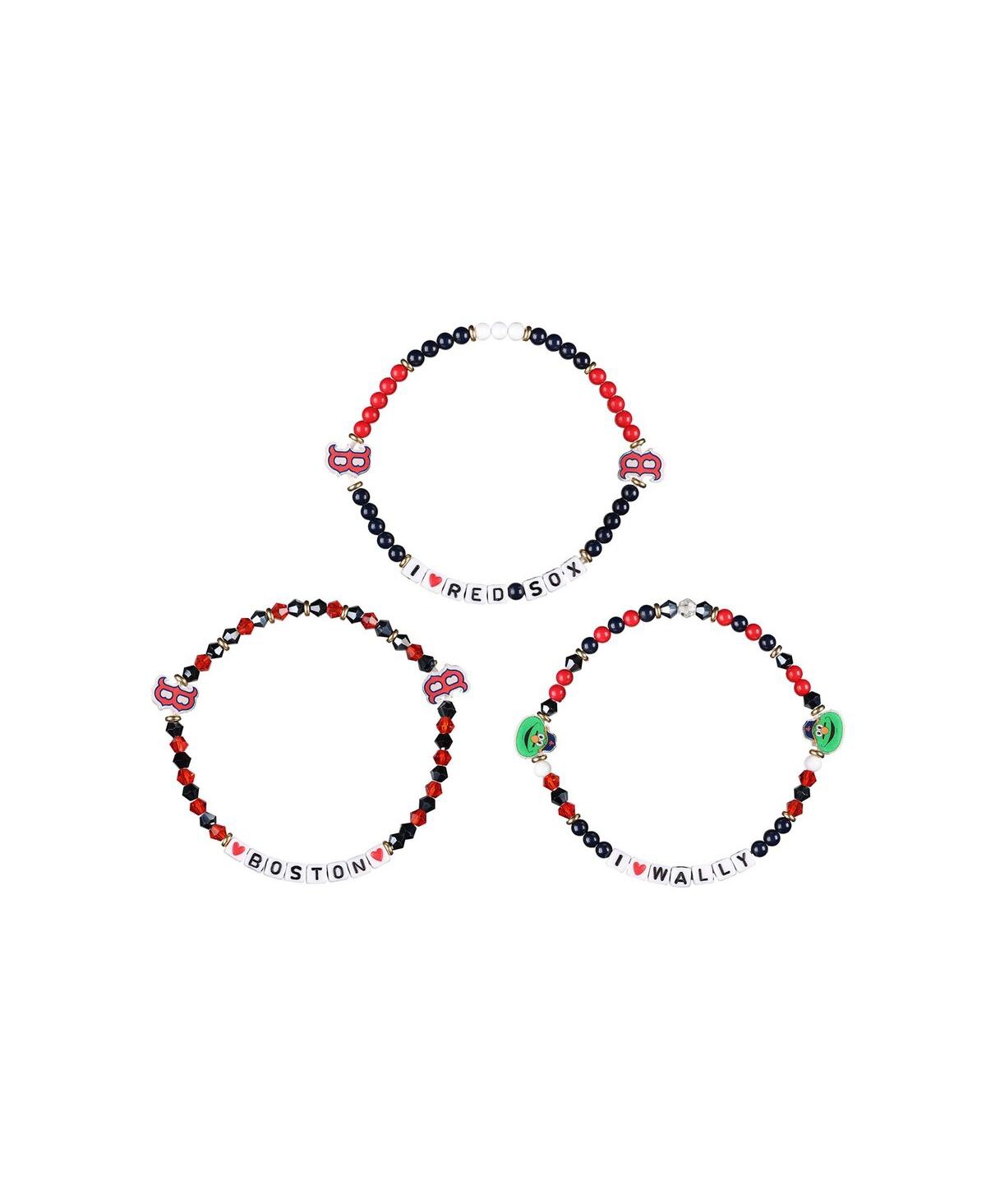 Boston Red Sox 3-Pack Friendship Bracelet Set