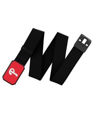 Black Philadelphia Phillies Belt with Team Color Buckle