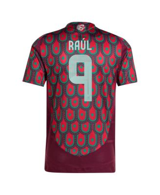 Men's Raul Jimenez Burgundy Mexico National Team 2024 Home Authentic Player Jersey