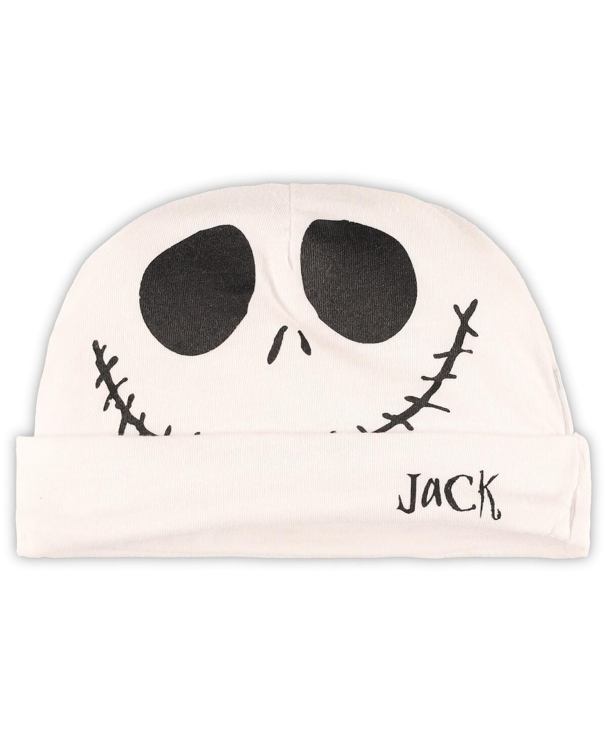 Children's Apparel Network Baby Boys And Girls Black The Nightmare Before Christmas Jack Skellington Bodysuit And Hat Set In Blue