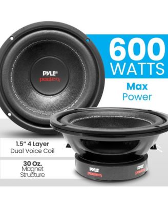6.5'' 600 Watt Dual Voice Coil Subwoofer, 4 Ohm