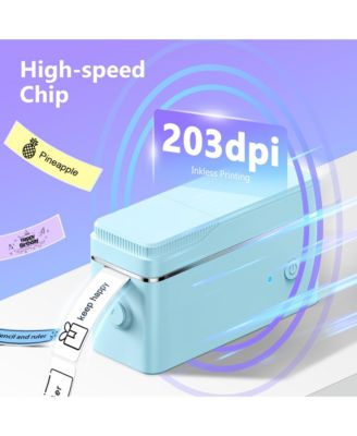 Nelko P31-S Bluetooth Thermal Label Maker w/Tape, Portable Design, Sticker Templates, Office/Home Organizer, Mini Printer