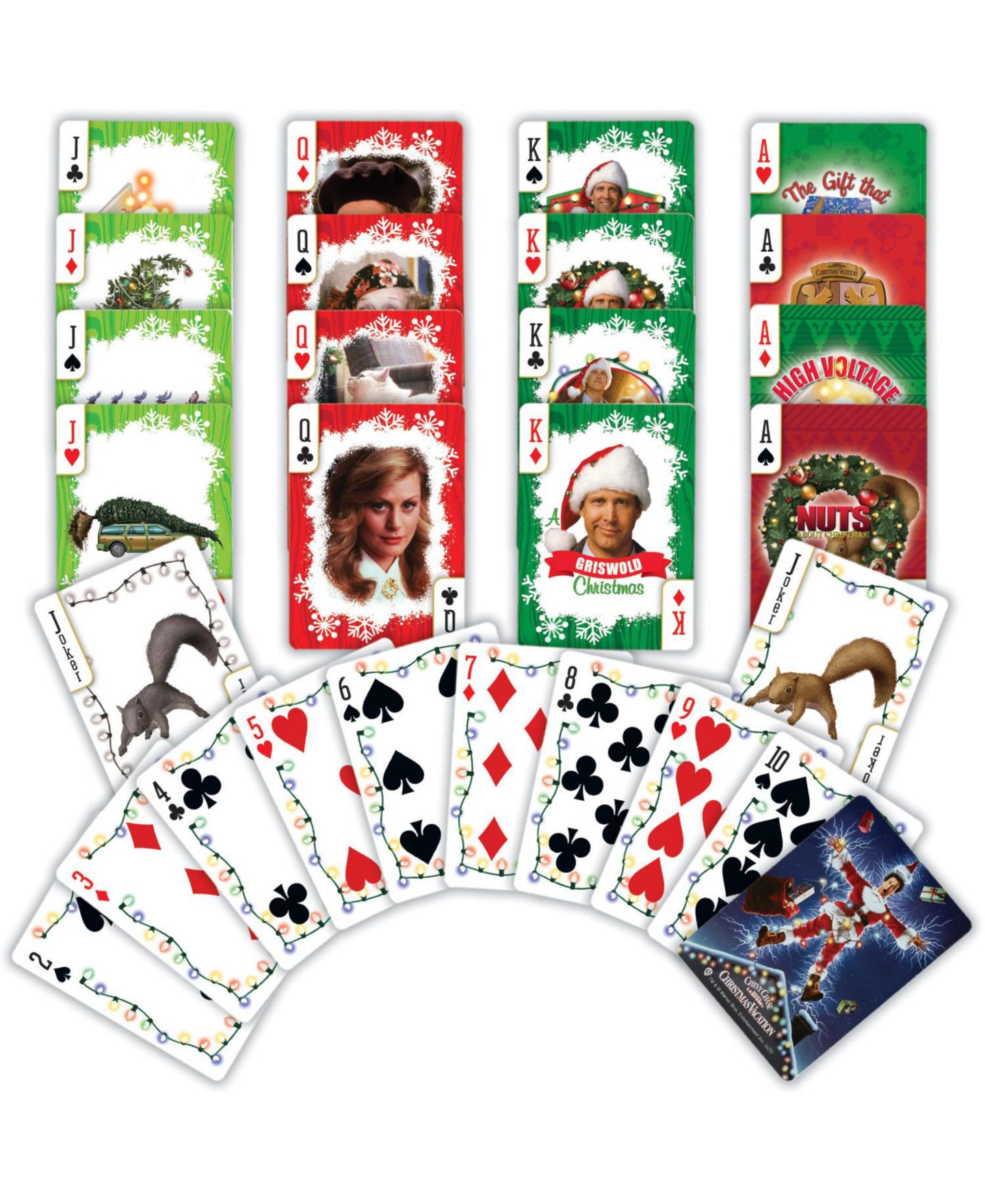 Детские игрушки Masterpieces National Lampoon's Christmas Vacation Playing Cards, 54 Cards, Ages 5+ — фото 2