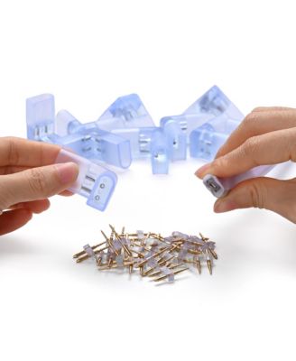 2 Pin Connectors Accessories L Shape with Pin for 7x14mm Neon Rope Light