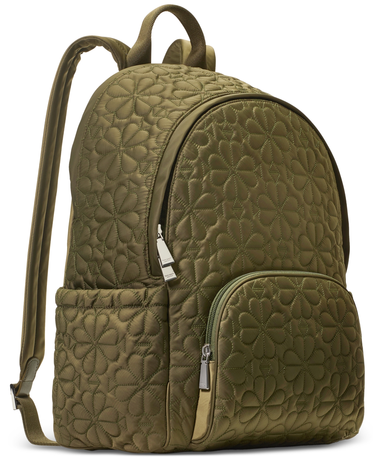 Kate Spade Tilly Small Quilted Fabric Backpack In Green