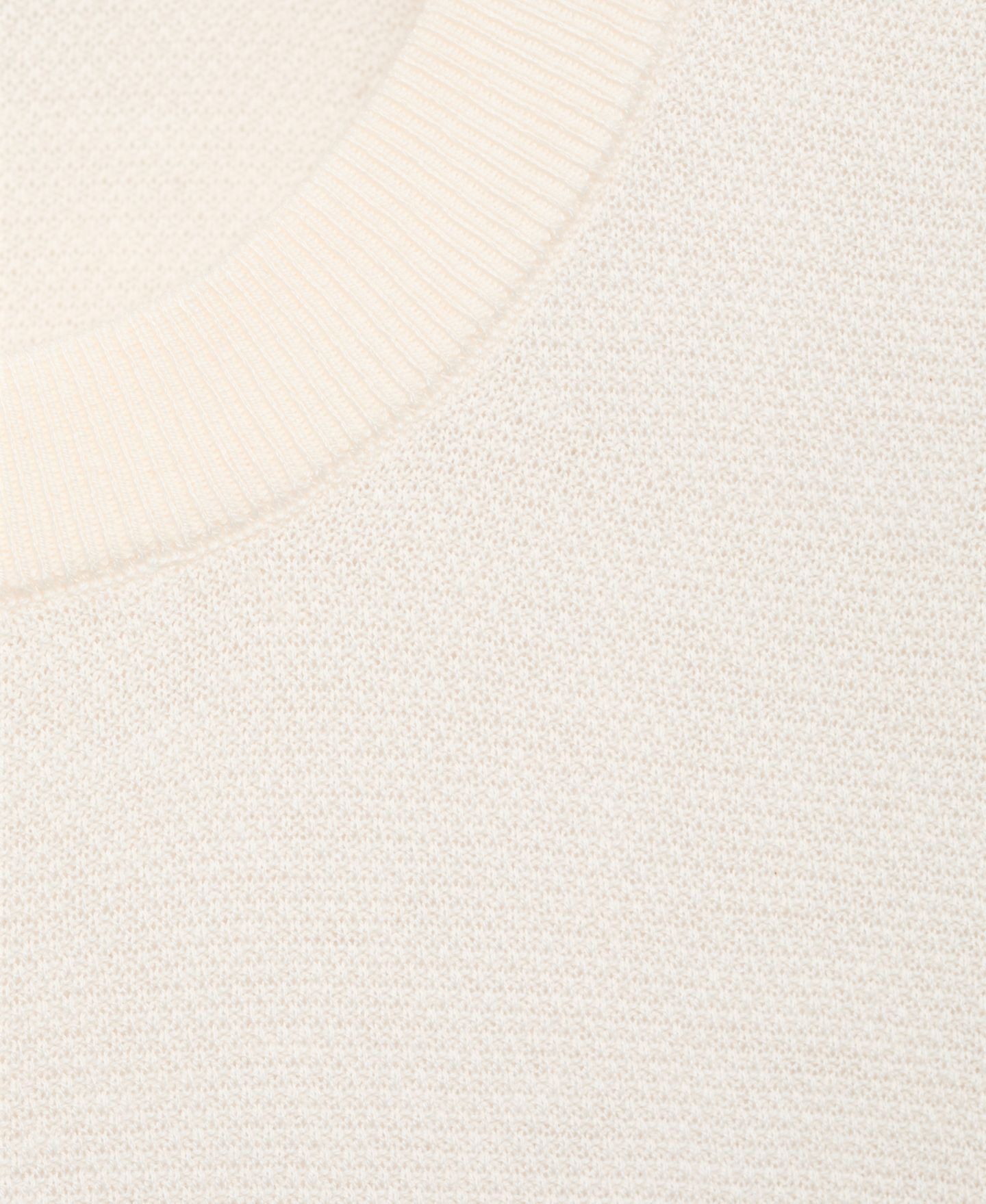 Мужской свитер MANGO Fine-Knit, цвет: Слоновая кость белый — фото 3