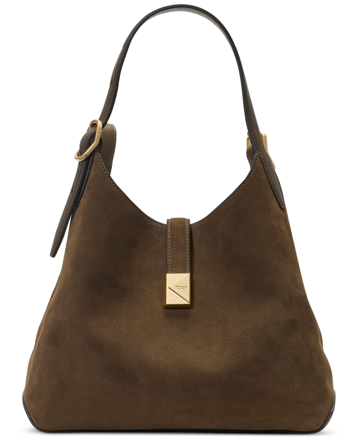 Kate Spade Deco Small Pebbled Leather & Suede Crossbody Tote