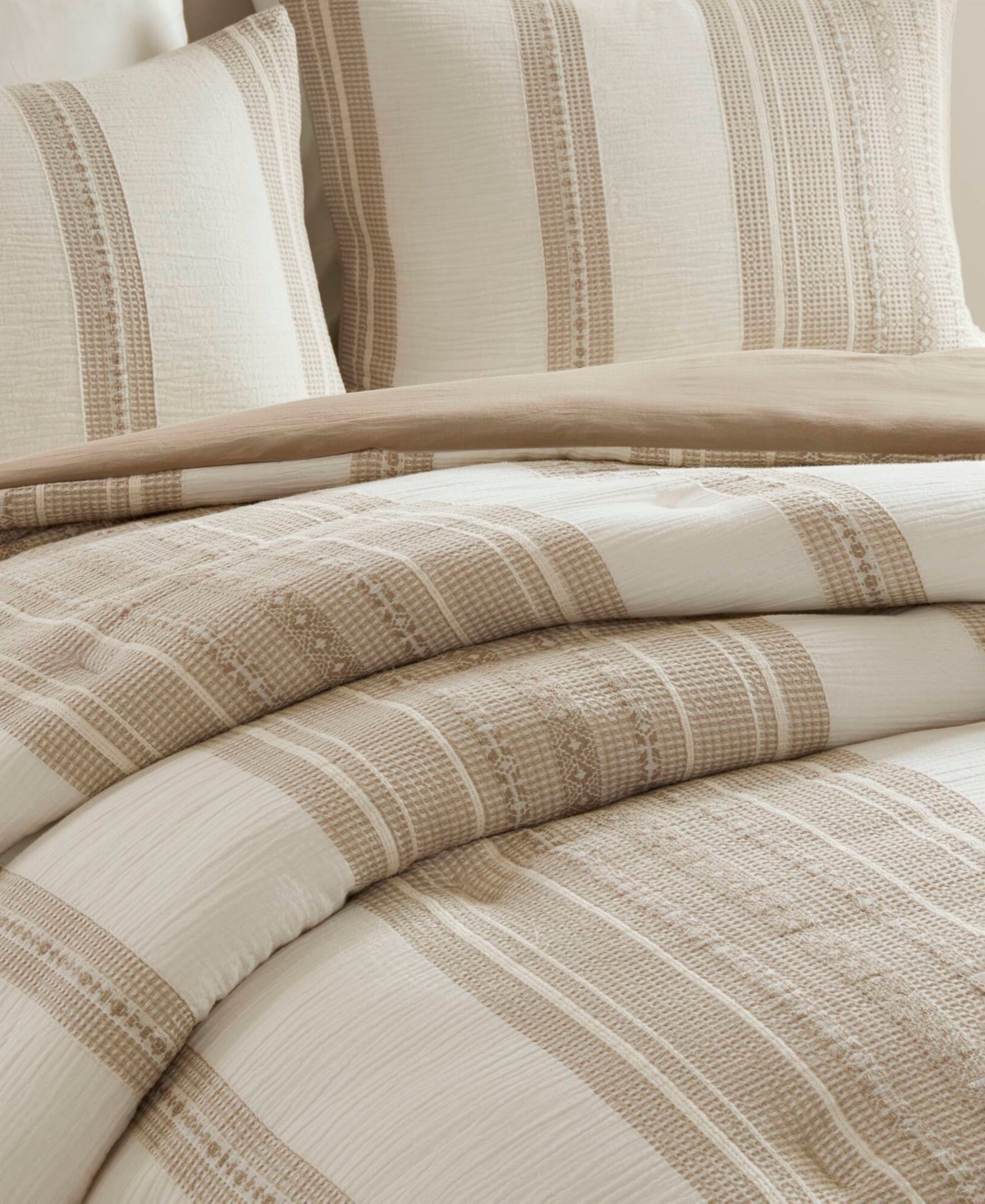 Woolrich Mesa Stone Washed 3-pc. Comforter Set, Full/queen In Brown
