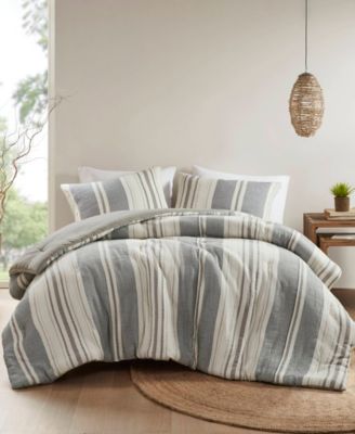 Mesa Stone Washed 3-Pc. Comforter Set, King/California King