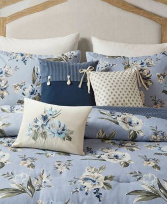 Salara Vintage Floral 7-Pc. Comforter Set, Queen