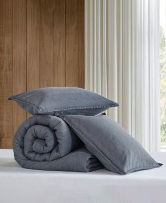 Mckenzie Twill Washed 3-Pc. Comforter Set, King/California King