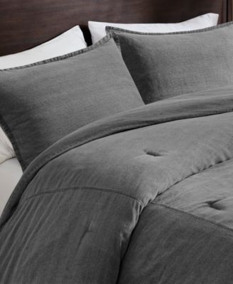 Mckenzie Twill Washed 2-Pc. Comforter Set, Twin/Twin XL