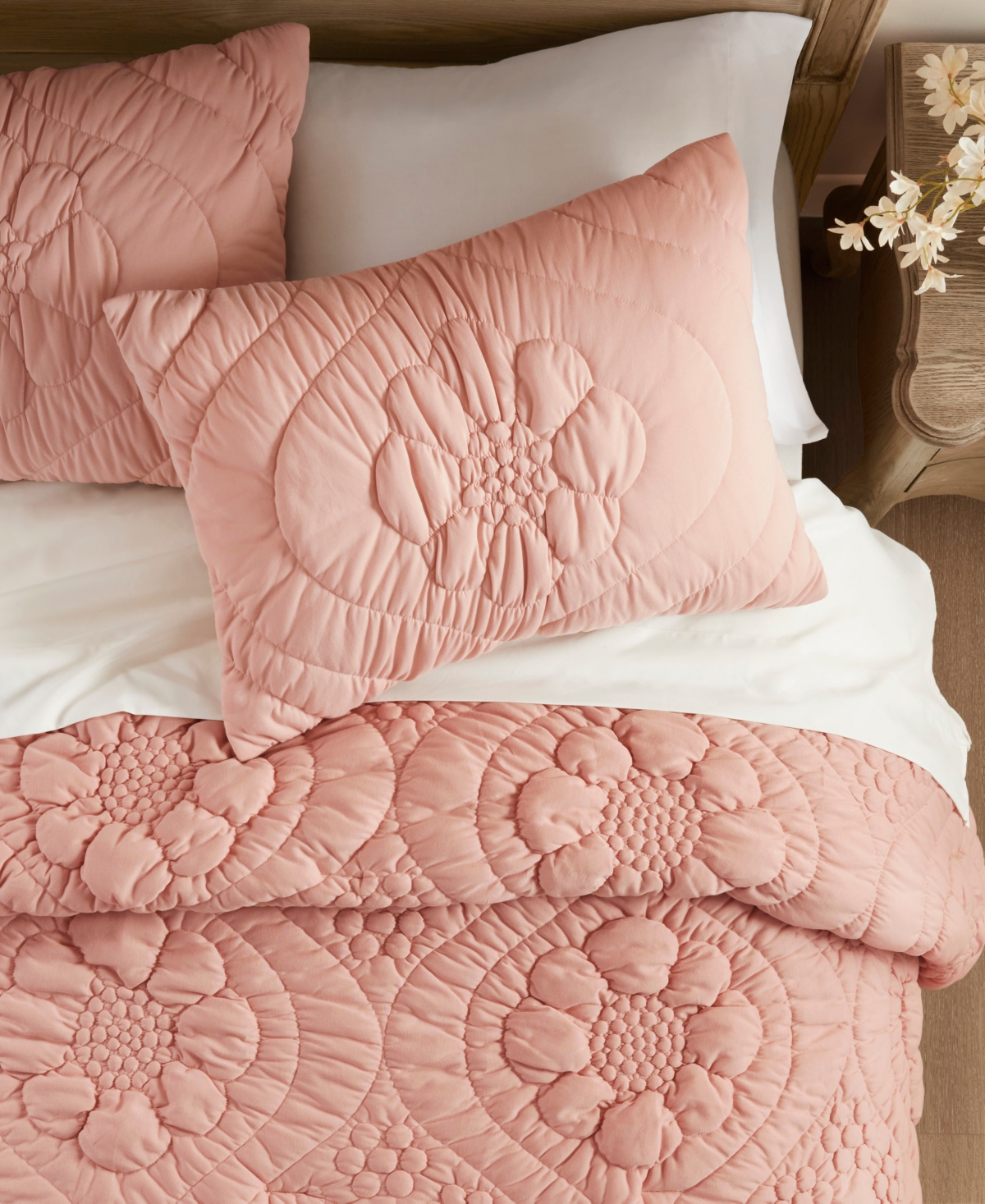 Madison Park Elise Floral 3-Pc. Comforter Set, Full/Queen