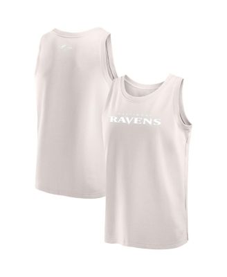 Fanatics - Men's Cream Baltimore Ravens Elements Tank Top