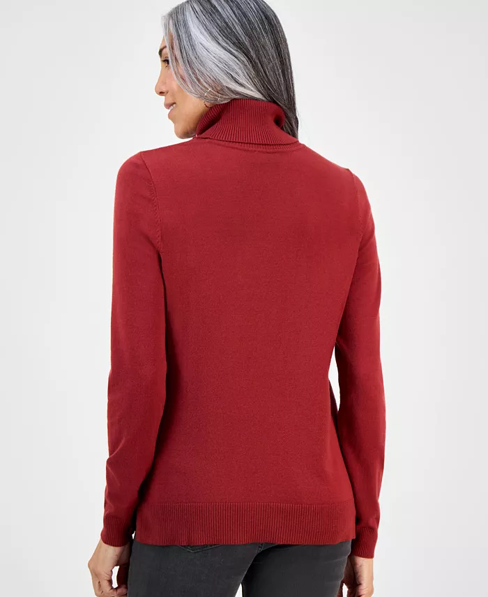 Women's Long-Sleeve Turtleneck Sweater - thumbnail 2