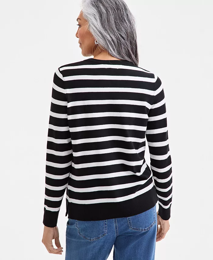 Women's Long-Sleeve Crewneck Sweater - thumbnail 4